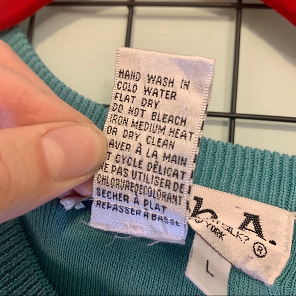 Vintage Teal Shell Tank - Picture 4 of 5